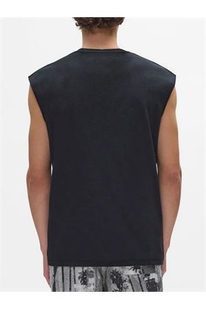 T-shirt smanicata in cotone nero PURPLE BRAND | P103TBIF226BLACK